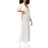 imageAmazon Essentials Womens Tank Maxi DressGrey Heather French Stripe