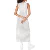 imageAmazon Essentials Womens Tank Maxi DressGrey Heather French Stripe