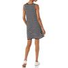 imageAmazon Essentials Womens Tank Swing Dress Available in Plus SizeBlack French Stripe