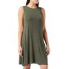 imageAmazon Essentials Womens Tank Swing Dress Available in Plus SizeDark Olive