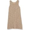 imageAmazon Essentials Womens Tank Swing Dress Available in Plus SizeLight Brown Leopard Print