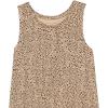 imageAmazon Essentials Womens Tank Swing Dress Available in Plus SizeLight Brown Leopard Print
