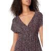 imageAmazon Essentials Womens Waisted Maxi Dress Available in Plus SizeBlack Confetti Print