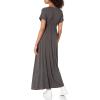 imageAmazon Essentials Womens Waisted Maxi Dress Available in Plus SizeCharcoal Heather