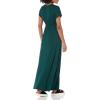 imageAmazon Essentials Womens Waisted Maxi Dress Available in Plus SizeJade Green