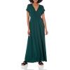imageAmazon Essentials Womens Waisted Maxi Dress Available in Plus SizeJade Green