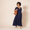 imageAmazon Essentials Womens Waisted Maxi Dress Available in Plus SizeNavy
