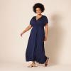 imageAmazon Essentials Womens Waisted Maxi Dress Available in Plus SizeNavy