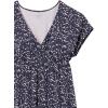 imageAmazon Essentials Womens Waisted Maxi Dress Available in Plus SizeNavy White Dots