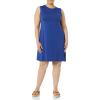 imageAmazon Essentials Womens Jersey RelaxedFit MuscleSleeve Swing Dress Previously Daily Ritual