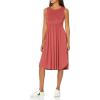imageAmazon Essentials Womens Jersey Sleeveless Gathered Midi Dress Previously Daily Ritual