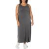 imageAmazon Essentials Womens Tank Maxi DressCharcoal Heather