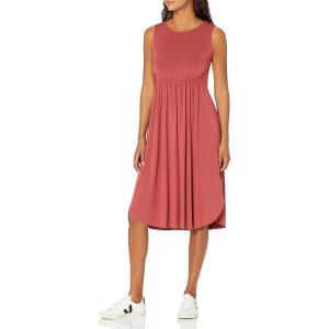 imageAmazon Essentials Womens Jersey Sleeveless Gathered Midi Dress Previously Daily Ritual