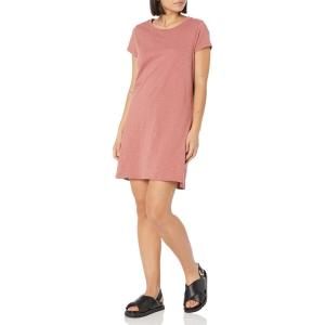 imageAmazon Essentials Womens Livedin Cotton RelaxedFit ShortSleeve Crewneck TShirt Dress Previously Daily Ritual