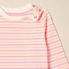 imageAmazon Essentials Unisex Babies RelaxedFit 100 Cotton LongSleeve TShirts Pack of 3Pink TigerStripe