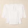 imageAmazon Essentials Unisex Babies RelaxedFit 100 Cotton LongSleeve TShirts Pack of 3White