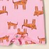 imageAmazon Essentials Unisex Babies Sleeveless and ShortSleeve Romper Set Pack of 2Pink TigerStripe