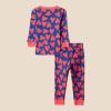 imageAmazon Essentials Unisex Babies Toddlers and Kids SnugFit Cotton Pajama Sleepwear Sets 2PieceBlue Orange Hearts