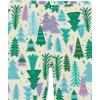 imageAmazon Essentials Unisex Babies Toddlers and Kids SnugFit Cotton Pajama Sleepwear Sets 2PieceEcru Festive Tree
