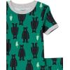 imageAmazon Essentials Unisex Babies Toddlers and Kids SnugFit Cotton Pajama Sleepwear Sets 2PieceHappy Camper