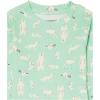 imageAmazon Essentials Unisex Babies Toddlers and Kids SnugFit Cotton Pajama Sleepwear Sets 2PieceMint Green Forest Animals