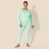 imageAmazon Essentials Unisex Babies Toddlers and Kids SnugFit Cotton Pajama Sleepwear Sets 2PieceMint Green Forest Animals