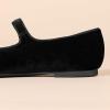 imageAmazon Essentials Womens Mary Jane Ballet FlatBlack Velvet