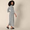 imageAmazon Essentials Womens RelaxedFit Matte Jersey JumpsuitBlack Ivory Geometric