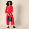 imageAmazon Essentials Womens RelaxedFit Matte Jersey JumpsuitBright Poppy Red