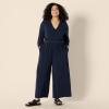 imageAmazon Essentials Womens RelaxedFit Matte Jersey JumpsuitNavy