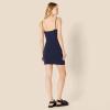imageAmazon Essentials Womens Slim Fit Cotton Layering Slip Dress Pack of 2BeigeNavy
