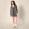 imageAmazon Essentials Womens Slim Fit Cotton Layering Slip Dress Pack of 2Charcoal GreyLight Grey Heather