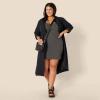 imageAmazon Essentials Womens Slim Fit Cotton Layering Slip Dress Pack of 2Charcoal GreyLight Grey Heather
