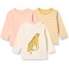 imageAmazon Essentials Unisex Babies RelaxedFit 100 Cotton LongSleeve TShirts Pack of 3CheetahStripe