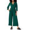 imageAmazon Essentials Womens RelaxedFit Matte Jersey JumpsuitDark Green