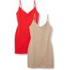Bright Poppy Red/Tan