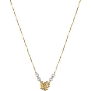 imageAmazon Essentials Disney Plated Cubic Zirconia Lilo ampamp Stitch Hibiscus Flower Pendant Necklace