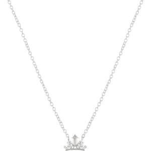imageAmazon Essentials Disney Plated Princess Tiara Pendant Necklace