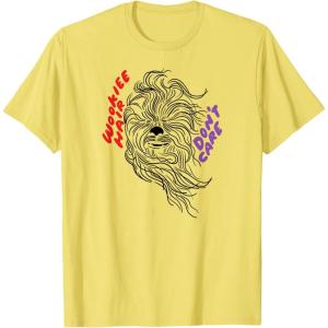 imageAmazon Essentials Star Wars Chewbacca Wookiee Hair Dont Care TShirtLemon Yellow