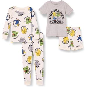 imageAmazon Essentials Unisex Babies Toddlers and Kids SnugFit Cotton Pajama Sleepwear Sets 2PieceHarry Potter Hogwarts  Kids