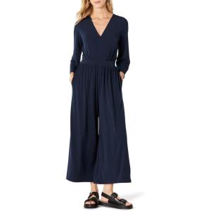 imageAmazon Essentials Womens RelaxedFit Matte Jersey JumpsuitNavy