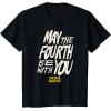 imageAmazon Essentials Mens May the Fourth Be With You HandDrawn Letters TShirt Black SmallBlack