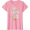 imageAmazon Essentials Mens May the Fourth Be With You HandDrawn Letters TShirt Black SmallPink