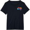 imageAmazon Essentials Star Wars May the Force be With You Colorful Shapes TShirtBlack