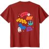 imageAmazon Essentials Star Wars May the Force be With You Colorful Shapes TShirtCranberry Red