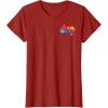 imageAmazon Essentials Star Wars May the Force be With You Colorful Shapes TShirtCranberry Red