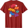 imageAmazon Essentials Star Wars May the Force be With You Colorful Shapes TShirtCranberry Red