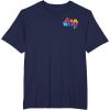 imageAmazon Essentials Star Wars May the Force be With You Colorful Shapes TShirtNavy Blue