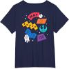 imageAmazon Essentials Star Wars May the Force be With You Colorful Shapes TShirtNavy Blue