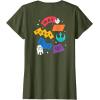 imageAmazon Essentials Star Wars May the Force be With You Colorful Shapes TShirtOlive Green